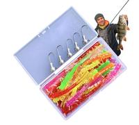 Fishing Lures - Small Soft Lure Swimmer Centipede - Artificial Lures with Hooks, for Freshwater Lake River Boat Kayak Perch Carp Trout Salmon Catfish