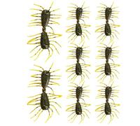 Fishing Lures | Soft Baits for Bass - Realistic Soft Lures Silicone 8 Pieces for Pike Perch Pike Perch Catfish Lake River Kayak Boat Edge Fresh and