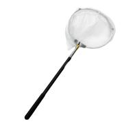 Fishing Mesh Net, Stainless Steel Telescopic Butterfly Catching Net Extendable Handle Flying Animals Capture Fast Folding Manual Mesh for Outdoor Garden