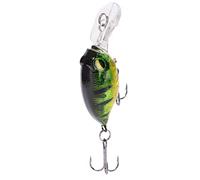 Fishing Mini Minnow Bait High Simulation Three Dimensional Eyes Artificial Fishing Lure for Saltwater Freshwater Anglers ABS Material 6.2cm (9#Color)