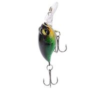 Fishing Mini Minnow Bait High Simulation Three Dimensional Eyes Artificial Fishing Lure for Saltwater Freshwater Anglers ABS Material 6.2cm (7#Color)