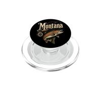 Fishing Montana Fly Rod Rainbow Trout Angler Gift PopSockets PopGrip for MagSafe