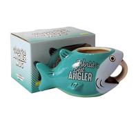 Fishing Mug - Shaped Fish Cup Present for Angler Comes Gift Boxed