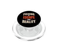 Fishing My Escape From Reality - Angler's Delight PopSockets PopGrip for MagSafe