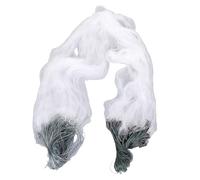 Fishing Net, 50m Length 1.5m Height 3 Layers Heavy Fishing Net with Float Freshwater Saltwater Accessories for Bait Fish Beach Boat River (4 fingers)