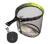 Fishing Net - 60Cm Fly Landing Net, Foldable Portable Net, Lightweight Compact Storage | Catfish Bass Salmon Catch Release Wading Kayak Outdoor Gear For Beginner Anglers Travel Trips