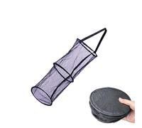 Fishing Net Basket - Nylon Keeper 15x200cm, Foldable Catcher, River Storage | Portable Fish Holder, Camping Hiking Gear For Wildlife Stream Shore Nature Travel Outdoor Adventure Equipment Utility Carr