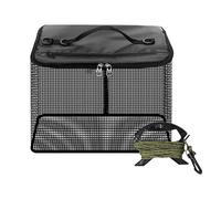 Fishing Net Box, Lightweight Angling Mesh, 14.17x11.22in Heavy Duty Foldable, Floating Basket, Outdoor Design for Marina, Pond, Rock Landings, Traveling, Camping Use