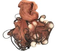 Fishing Net | Drag & Gill Net with Floats | 2cm Mesh Size, Tire Line Material | 10/20/30 Meter Lengths for Fishing & Trapping (20 meters long)