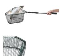 Fishing Net Fishing Landing Net Aluminum Alloy Telescoping Extend To 190cm/150cm/50cm Folding Mesh Fish Catching(190CM Fishing Net)