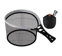 Fishing Net, Folding Aquarium Scooper, Portable Retractable Frame with Lightweight Handle, Easy to Transport, Sturdy Mesh Design for Wading and Catching Fish, 18.11x10.24x8.66 Inch