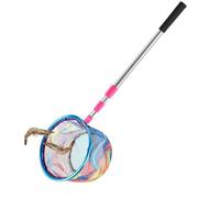 Fishing Net for Kids | Retractable Kids Beach Net,Heavy-Duty Non-Slip Handle Catcher Skimmer Game for Catching Swimming Camping Summer Outdoor Toddler Activities