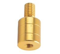 Fishing Net Handle Connector, Universal Thread Adapter for Landing/Dip Nets, Heavy-Duty Aluminum Construction, Compatible with Multiple Rod Brands, Ideal for Freshwater & Saltwater Fishing