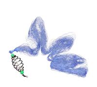 Fishing Net, Heavy-Duty Cast Net with Eight-character Ring, Spring Shoal Netting Fishnet Tackle for Catfish, Carp, Freshwater/Saltwater Fishing Gear Accessories