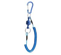 Fishing Net Magnet - Trout Fishing Gear - Retractable Lanyard Anti Slip Holder Quick Release Carabiner for Ice Landing Saltwater Lake Boat River