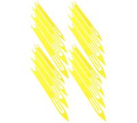Fishing Net Mending Shuttles Tool Kit 20pcs Plastic Yellow