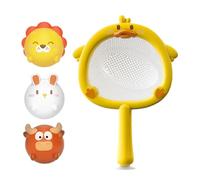 Fishing Net Set - Multi-Functional Bathroom Supplies for Bathroom, Outdoor Pool, Beach, Park, Courtyard | Children's Floating Light Up Bath Toy