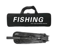 Fishing Net With Handle,Aluminum Alloy Foldable Equipment | Fishing Gear Nets | for Boyfriend Husband Thanksgiving Christmas Chinese New Year Valentine's Day Boats Kayaks Canoes Rivers Oceans