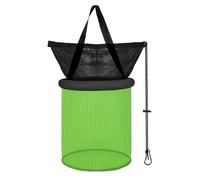 Fishing Nets, Floating Cast Net for Fisherman, Multifunctional Storage Cage with Foldable Design, Fish Basket Mesh for Outdoor, River, Pond, Lake, Saltwater & Freshwater Use, 13.39x16.54 Inches
