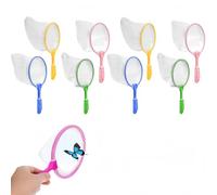 Fishing Nets for Kids,8 Pcs fishing net,Outdoor Fishing Net,Early Learning Tool Kids Bug Catcher Nets for Outdoor Playing Catch Fish Net(yellow,Pink,blue,green)