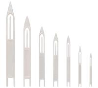 Fishing Netting Needle Shuttles Net Repair Needle Kit, 7pcs/14pcs Plastic Cast Net Mending Needles Fishing Net Sewing Needles Size 3 4 5 6 7 8 9