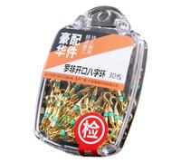 Fishing O-Type Rings Open Connector 360 Degree Rotation Load Relief Subwire Connector O-Rings Fishing Tackle Gear