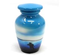 Fishing on The Shore Cremation Urns for Men and Women Human Ashes - Keepsake Urn
