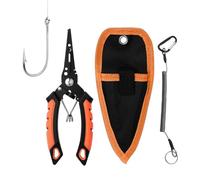 Fishing Pliers Hook | Light Iron Scissors | Split Ring Pliers Tools for Fishermen - For Freshwater Fishing, Ice, Boat, Shore, River, Lake, Men, Father and Fisherman