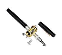 Fishing Pole and Combo Spool, Pocket Fishing Pen Rod - Telescopic Travel Pen Pole Set, Fishing Rod Equipment and Combos for Saltwater and Freshwater
