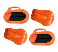 Fishing Pole Clips - Elastic Rack Organizer 4Piece,Boat Fishing Rod Holders - for Beach Bank Pier Pool Ice Saltwater Surfing Travel
