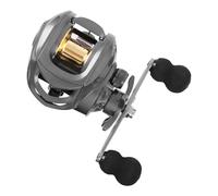 Fishing Pole Combo - Metal, Carbon Fiber Build, Salt Freshwater Spin Reel Combo | Bait Cast Reel Lures Set Fishing Gear Complete Kit Angler Equipment Usage
