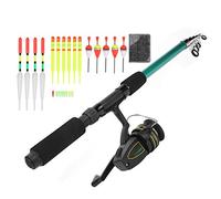 Fishing Pole Combo Set, Complete Kit with Hooks, Floats,Strong Pole with Slip Resistance for Beginner and Enthusiast for Seawater FreshwaterLake Use