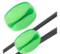 Fishing Pole Fixed Ball, Anti-collision Rod Holder Silicone Mini Rod Ball Protection Portable Fishing Rod Stopper Fishing Pole Fixing Tool Fishing (Green)