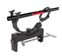 Fishing Pole Holder - 6.5x2.76 Inches Sturdy Rod Stand for Safe Mounting, Adjustable Locking Design with Stable Base, Organizer for Kayak, Boat Trips, Surf Casting & Freshwater Angling