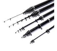 Fishing Pole,Telescopic Fishing Telescopic Carbon Fishing Rod 2.2-3KG Test Power Rock Rods .7m 3.6m 4.5m 5.4m 6.30M 7.2m(4.5 m)