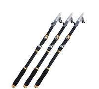 Fishing Pole Telescopic Portable Sea Fishing Rod 2.1M .4M .7M 3.0M .6M Long Distance Throwing Hard Pole for Carp Bass Accessories(2.4M)