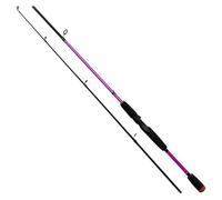 Fishing Pole Ultra Light 2 Sections Lure Fishing Rod Carbon Fiber Casting Bass Trout Tackle 8-25g(Spinning Rod,1.65M)