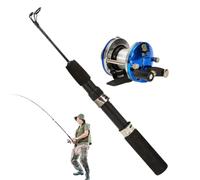 Fishing Pole with Reel | Telescoping Fishing Pole with Reel | High-Speed Gear, Lightweight Angling Tackle for Sea Lake River Stream Shore Saltwater