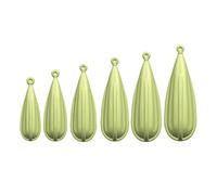 Fishing Practice Plugs Wear Resistant Casting Plugs for Playground Yard Lawn Green 6pcs Green 6 pcs 7g 10g 12g 15g 20g