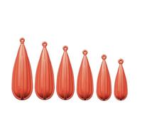 Fishing Practice Plugs Wear Resistant Casting Plugs for Playground Yard Lawn Orange 6pcs Orange 6 pcs 7g 10g 12g 15g 20g