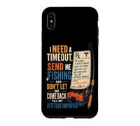 Fishing Prescription Send Me Out Angler Bass Funny Gift Case for iPhone XS Max