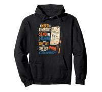 Fishing Prescription Send Me Out Angler Bass Funny Gift Pullover Hoodie