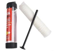 Fishing PVA Mesh, 60mm x 5m, Water Soluble Bait Bag Net, Quick Dissolve Feeder System, Eco Friendly Tackle, Carp Coarse Angling(25mm*5m)