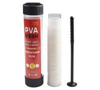 Fishing PVA Mesh, 60mm x 5m, Water Soluble Bait Bag Net, Quick Dissolve Feeder System, Eco Friendly Tackle, Carp Coarse Angling(60mm*5m)