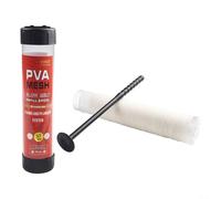 Fishing PVA Mesh, 60mm x 5m, Water Soluble Bait Bag Net, Quick Dissolve Feeder System, Eco Friendly Tackle, Carp Coarse Angling(37mm*5m)