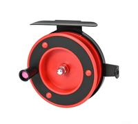 Fishing Reel 1:1 Gear Ratio ABS Construction Lightweight 39g-52g Right Hand Design for Smooth Direct Retrieval 50R and 65R Models Spool Capacity 100m(28341-65R)