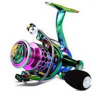 Fishing Reel 1000-6000 Series, 5.0:1/4.7:1 Gear Ratio, 22LB Max Drag, CNC Metal Rocker,Spinning Fishing Reel,For Freshwater Saltw(1000 Series)