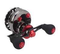 Fishing Reel 8 Bearings Lightweight Raft Wheel 2.6:1 Gear Ratio Right Hand - Smooth Automatic Threading, Adjustable Brake & Magnetic Slow Descend for Big Fish Catching (Left Hand)