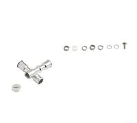 fishing reel accessory solid wood knob with metal lined casing suitable for water drop wheel drum reel spinner reel applications on various fishing reels (1pc silver)