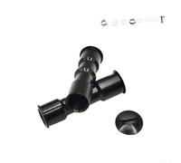 fishing reel accessory solid wood knob with metal lined casing suitable for water drop wheel drum reel spinner reel applications on various fishing reels (2pc black)